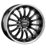 ATS Taurus SSL Diamond Black with Rim Lip Stainless Steel Wheel Img 1