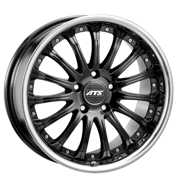 ATS Taurus SSL Diamond Black with Rim Lip Stainless Steel Alloy Wheel Product Image #1