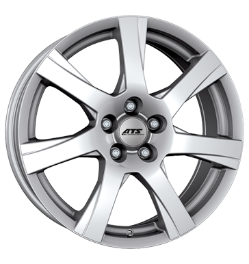 ATS Twister Polar Silver Alloy Wheel Product Image #1