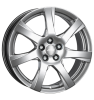 ATS Twister Sterling Silver Finish Wheel Img 1