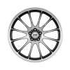ATS Grid Pro Racing Black Front Polished Wheel Img 1