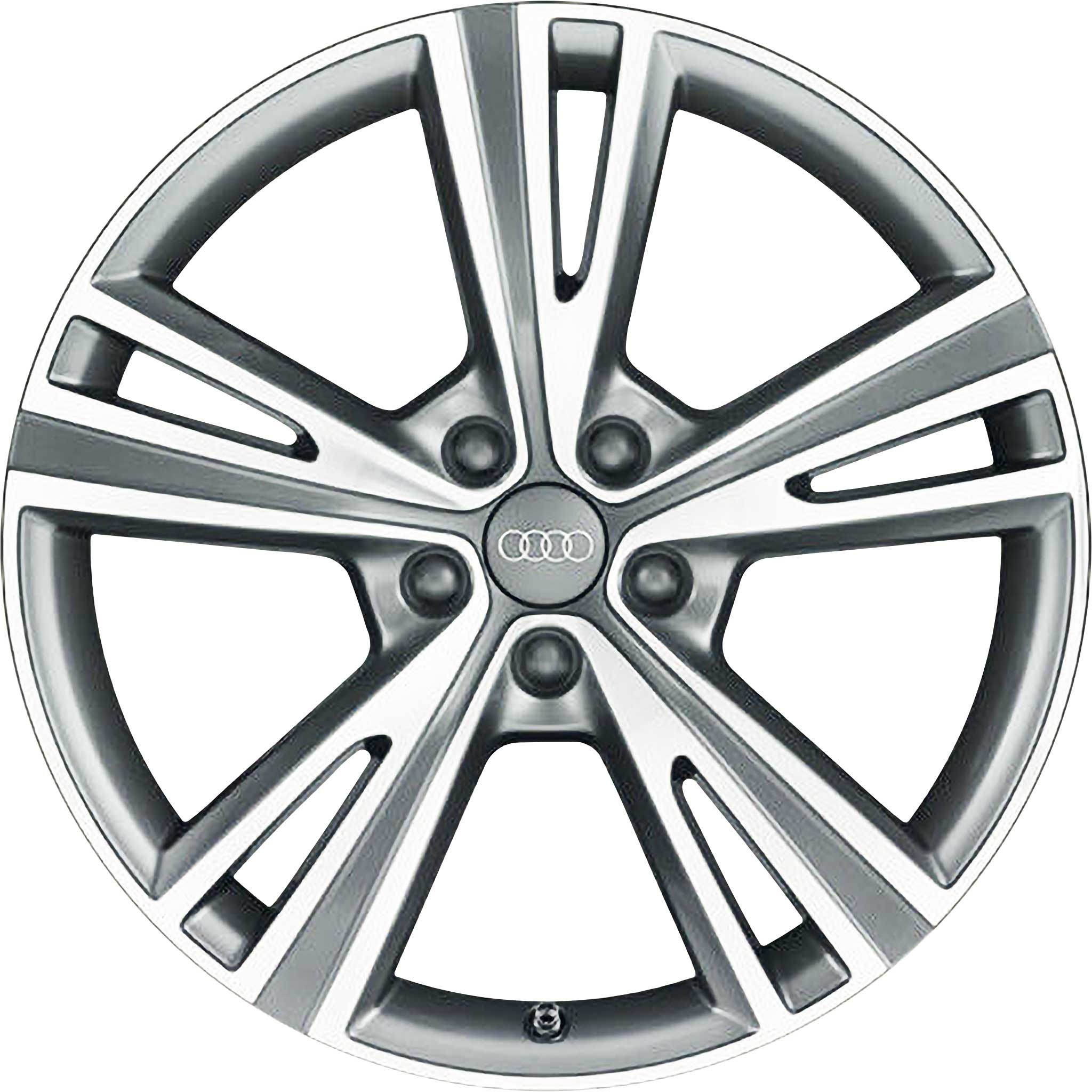 Audi 10 Y Spoke [A6 4F] Brilliant Silver Alloy Wheel Product Image #1