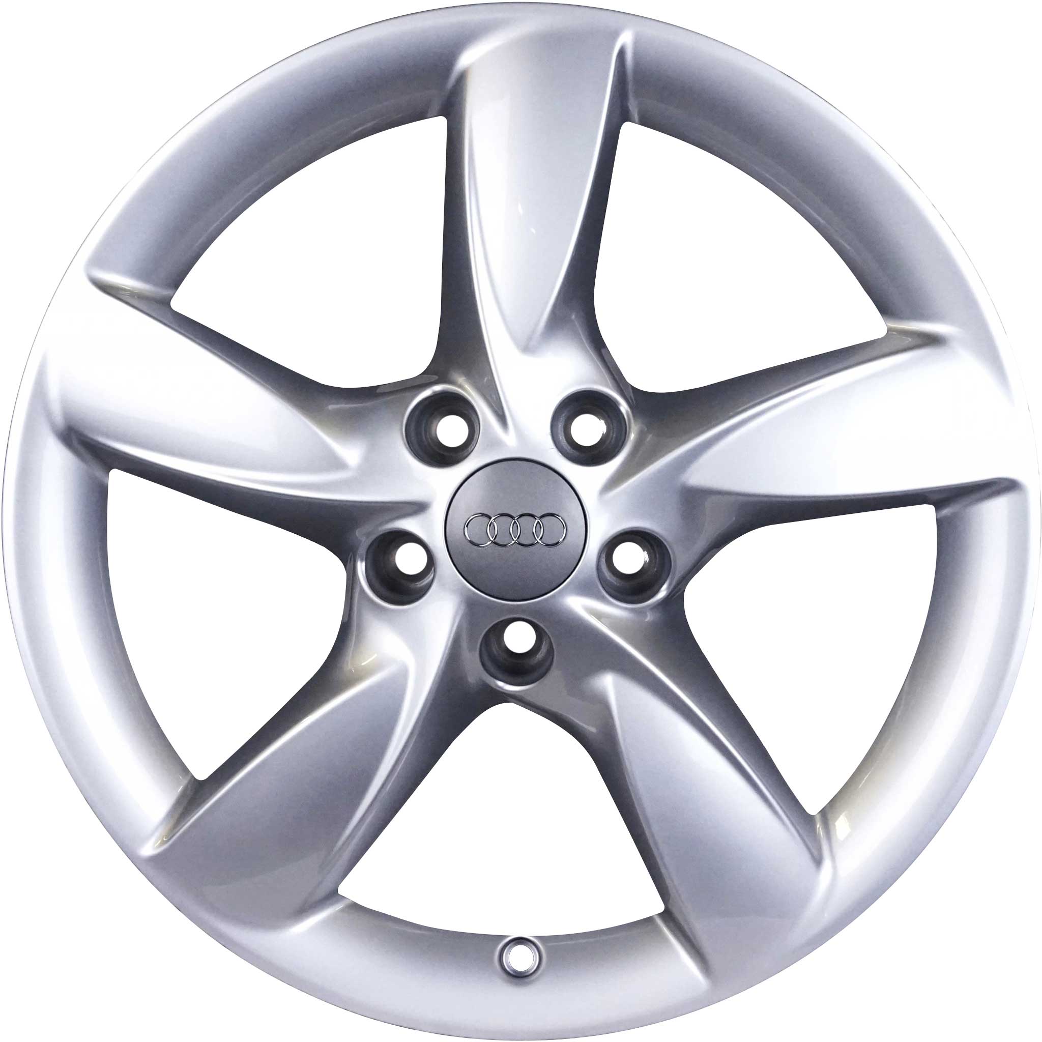 Audi 5 Arm Helica [A6 4G] Diamond Silver Alloy Wheel Product Image #1