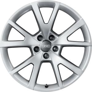 18" Audi 5 V Spoke [A6 4G] Diamond Silver alloy wheel