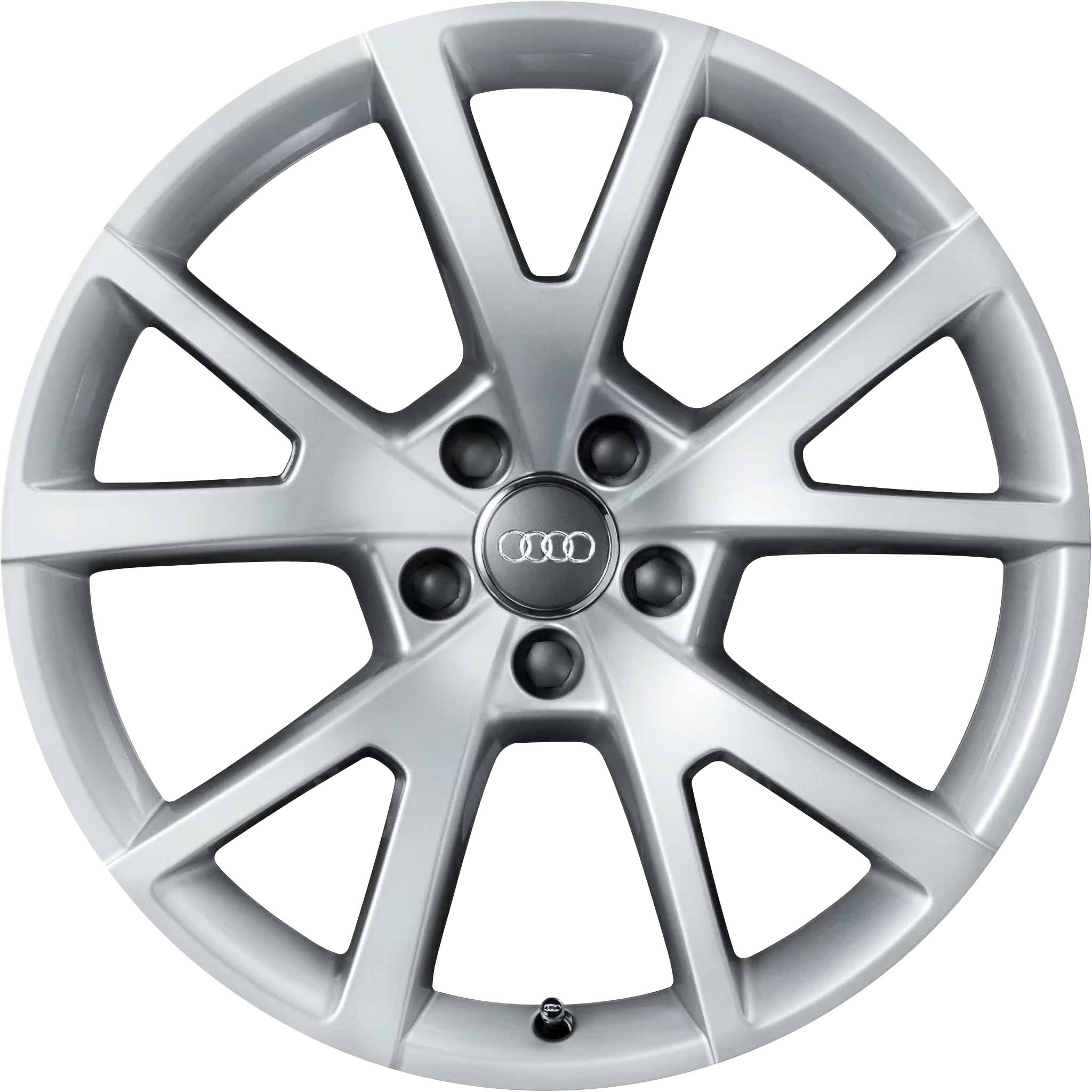 Audi 5 V Spoke [A6 4G] Diamond Silver Alloy Wheel Product Image #1