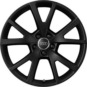 18" Audi 5 V Spoke [A6 4G] Matt Black alloy wheel