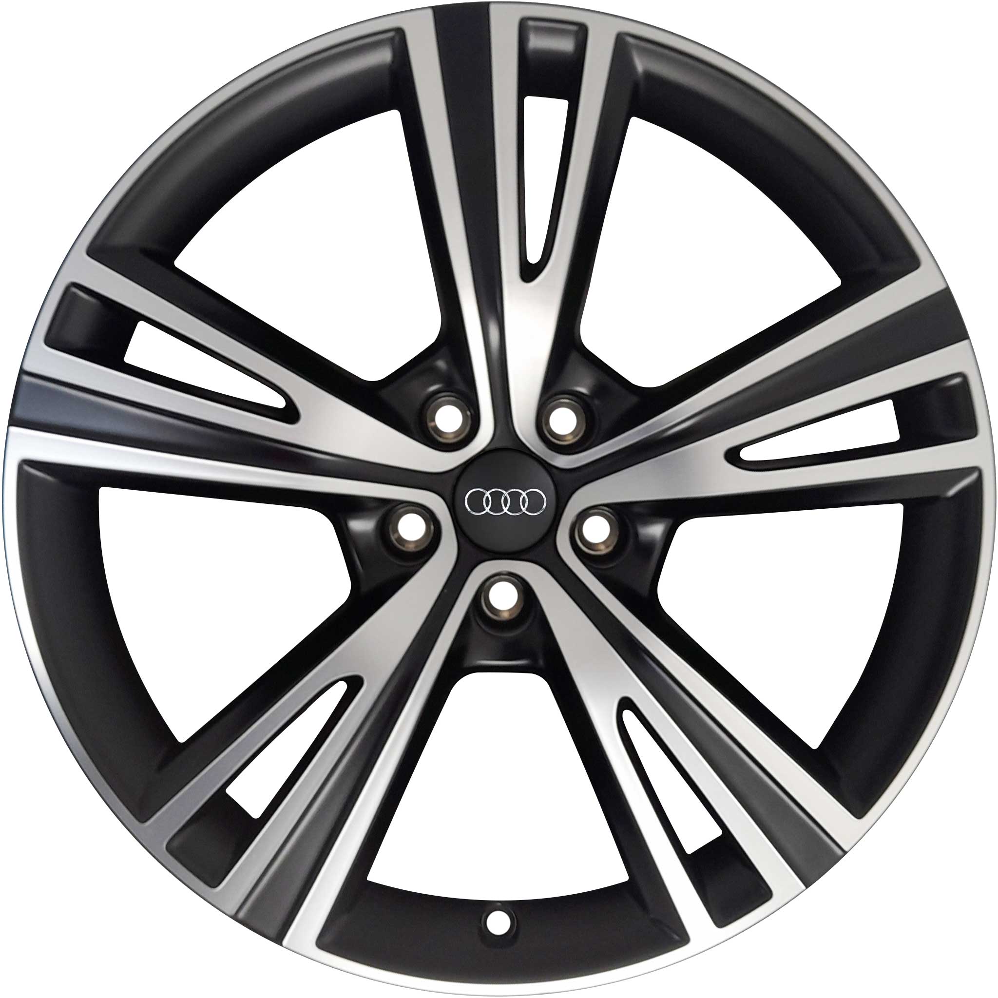 Audi 5 Semi V Spoke [A6 4G] Matt Black Alloy Wheel Product Image #1