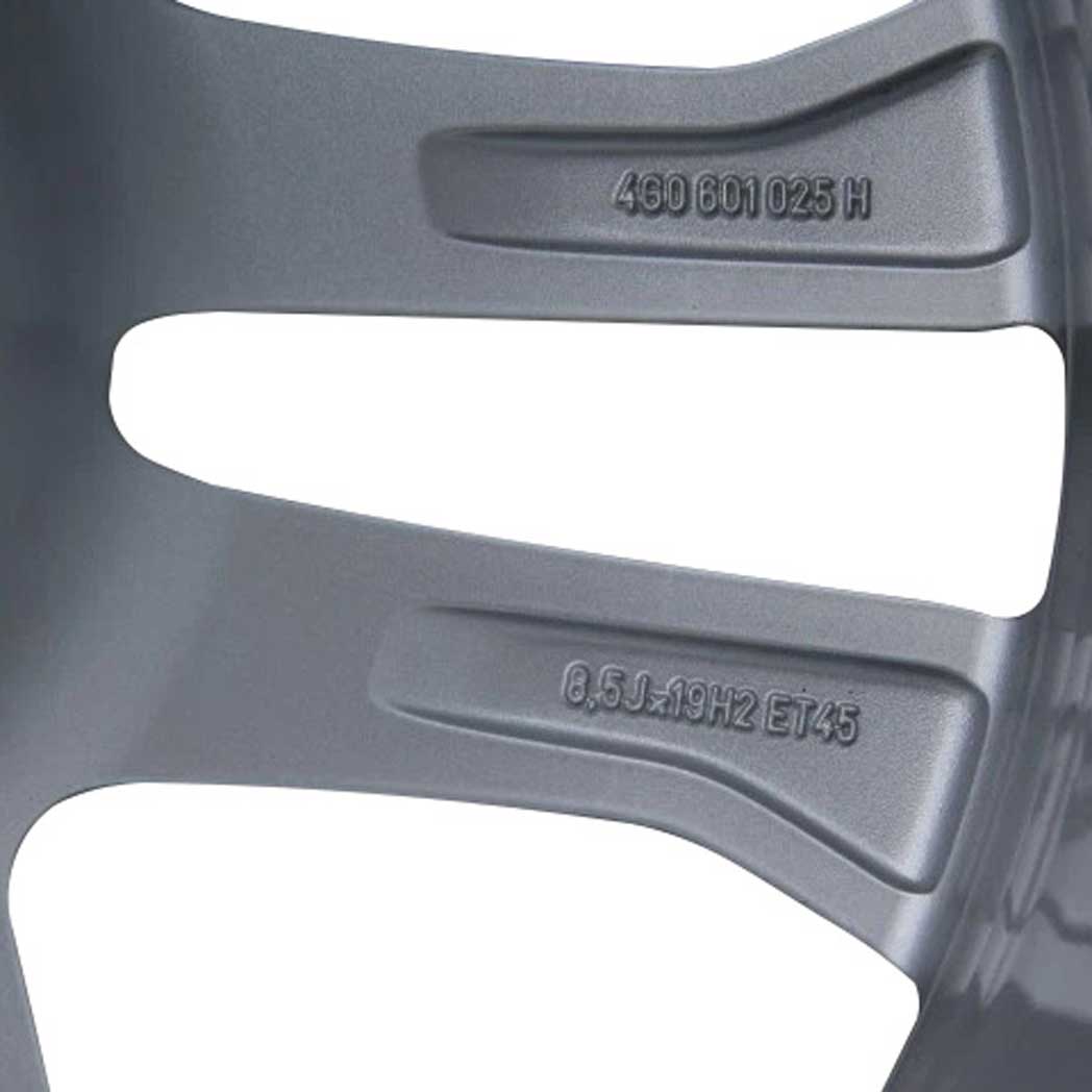 Audi 5 Double Spoke [A6 4G] Diamond Silver Alloy Wheel Product Image #3