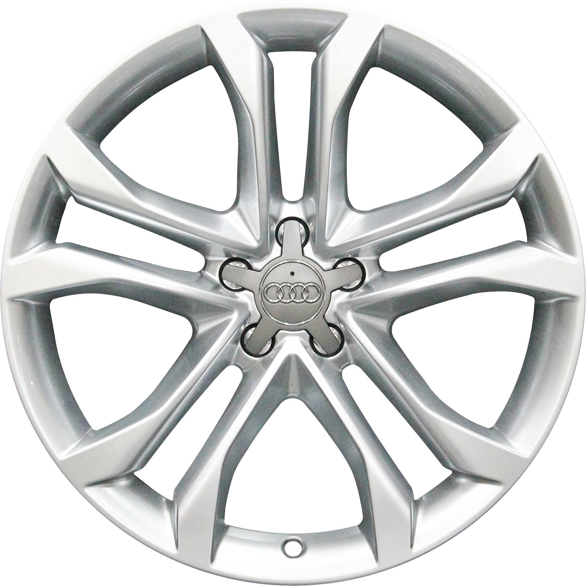 Audi 5 Double Spoke [A6 4G] Diamond Silver Alloy Wheel Product Image #1