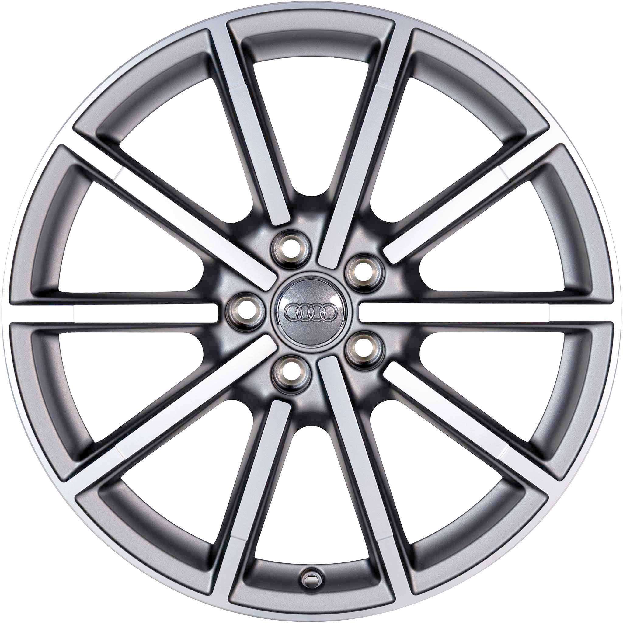 Audi V Spoke [A6 4G] Titanium Grey with Diamond Cut Alloy Wheel Product Image #1