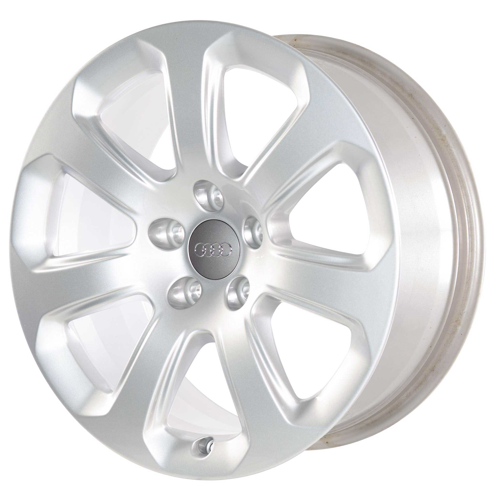 Audi 7 Spoke [A8 4H] Diamond Silver Alloy Wheel Product Image #2