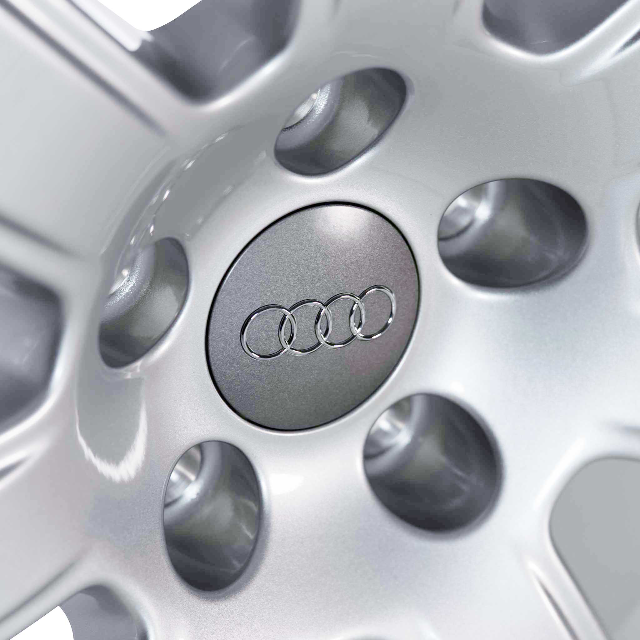 Audi 7 Spoke [A8 4H] Diamond Silver Alloy Wheel Product Image #4