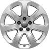 Audi 7 Arm Design Winter Silver Grey Painted Wheel Img 1