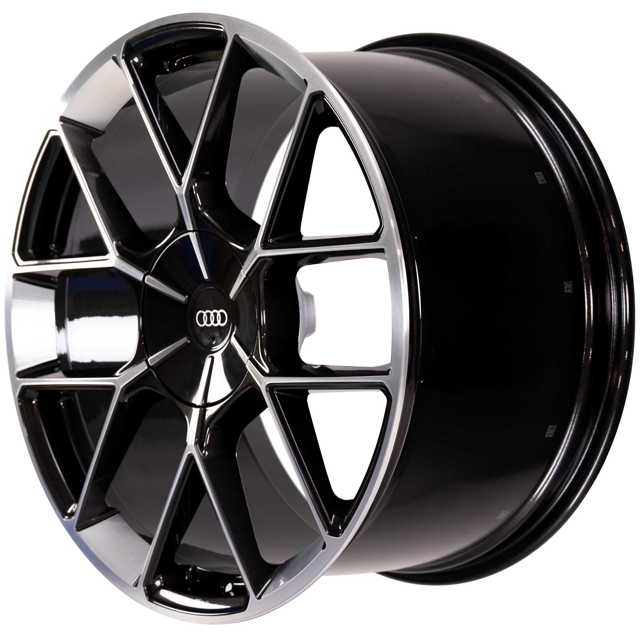 Audi RS 6 Double Spoke [e-tron 4J] Phantom Black with Diamond Cut Alloy Wheel Product Image #2