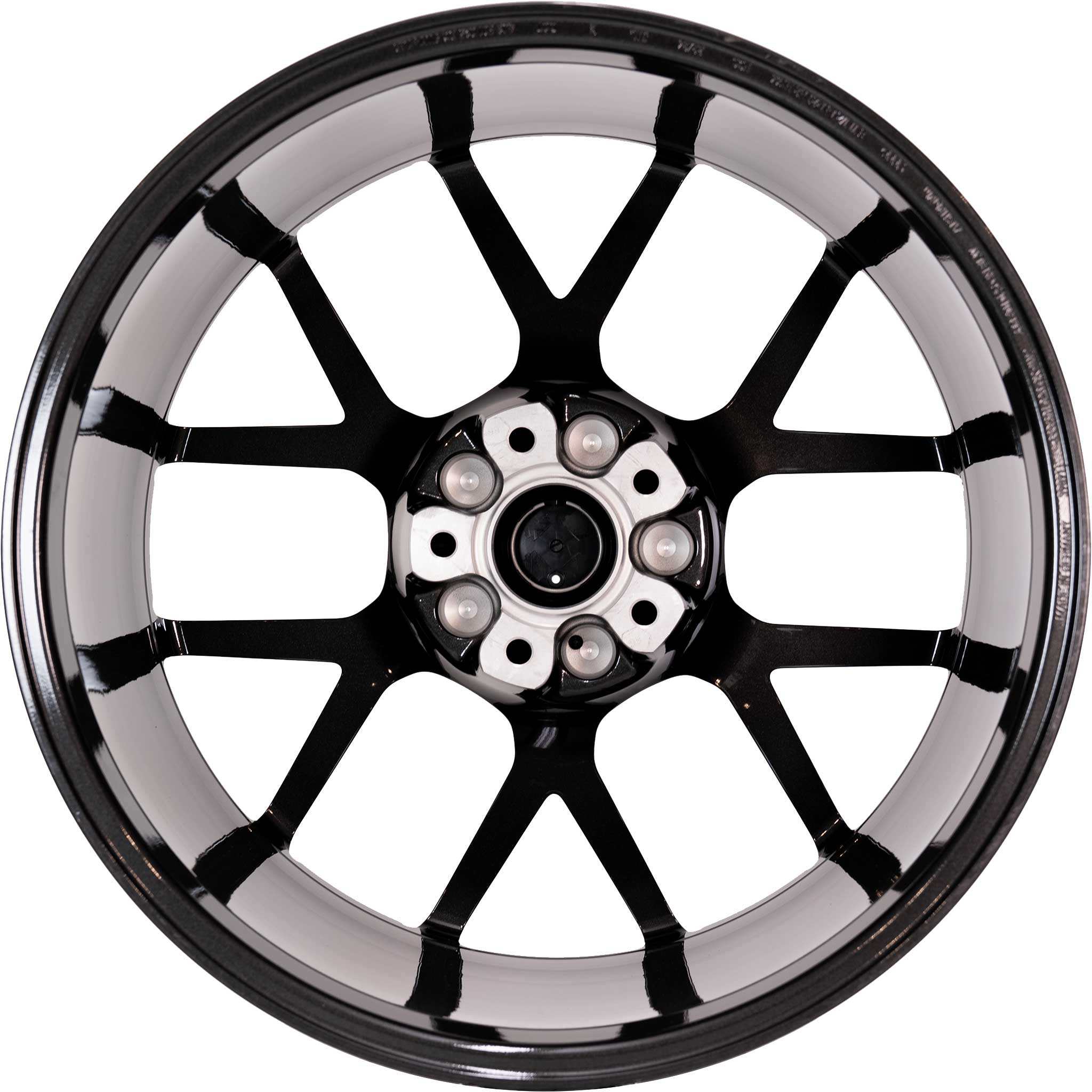 Audi RS 6 Double Spoke [e-tron 4J] Phantom Black with Diamond Cut Alloy Wheel Product Image #3
