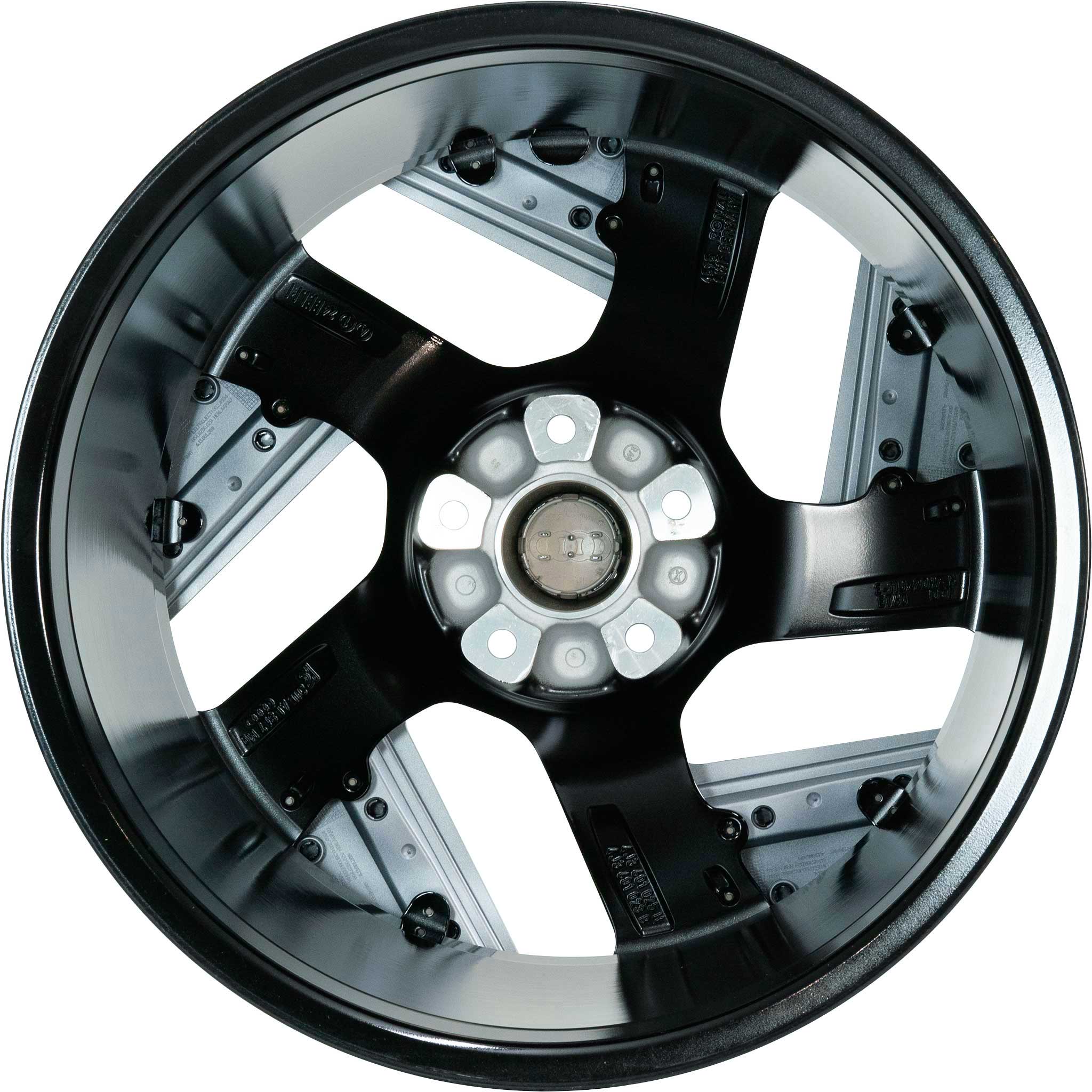 Audi RS 5 Spoke Aero Module [e-tron 4J] Gloss Black with Diamond Cut Alloy Wheel Product Image #3