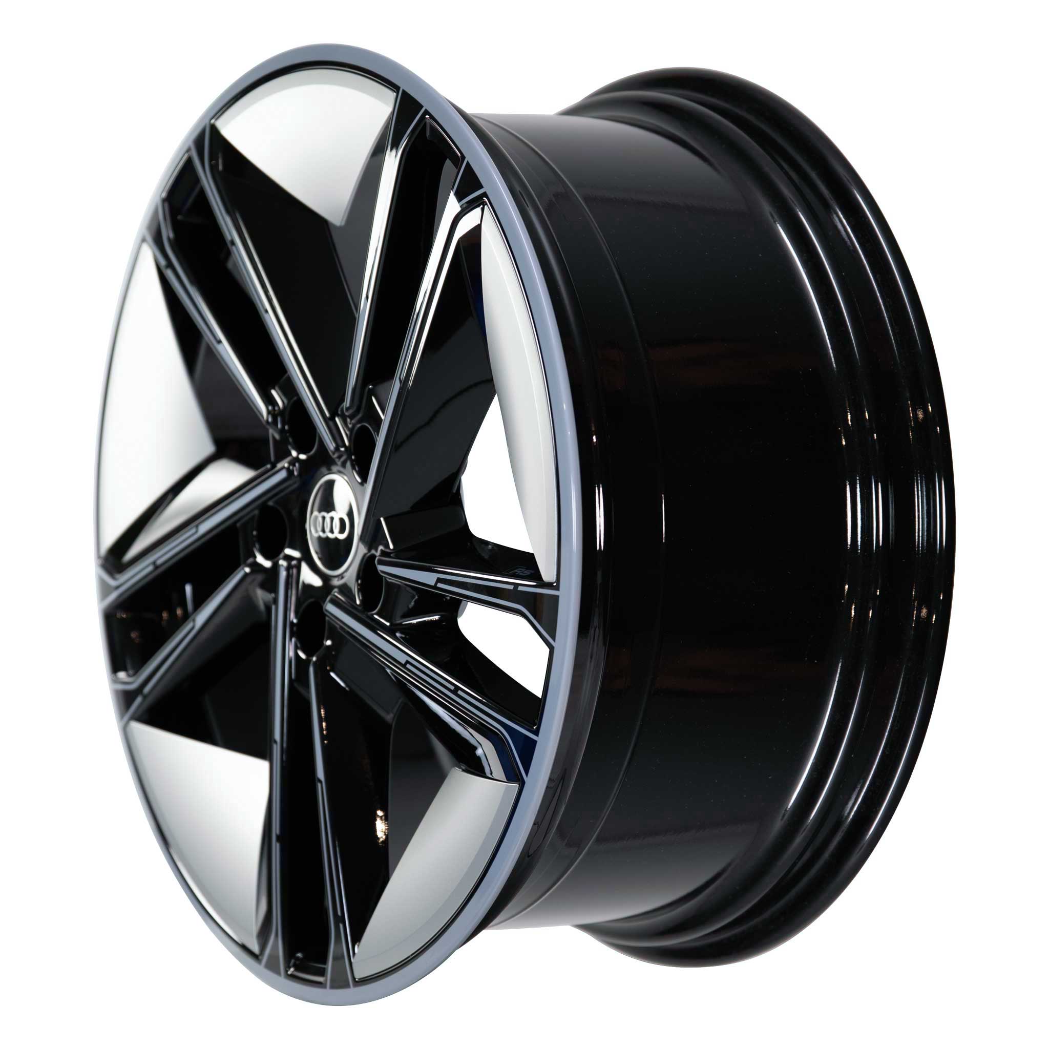 Audi RS 5 Double Spoke Concave Mod [e-tron 4J] Gloss Black Alloy Wheel Product Image #2