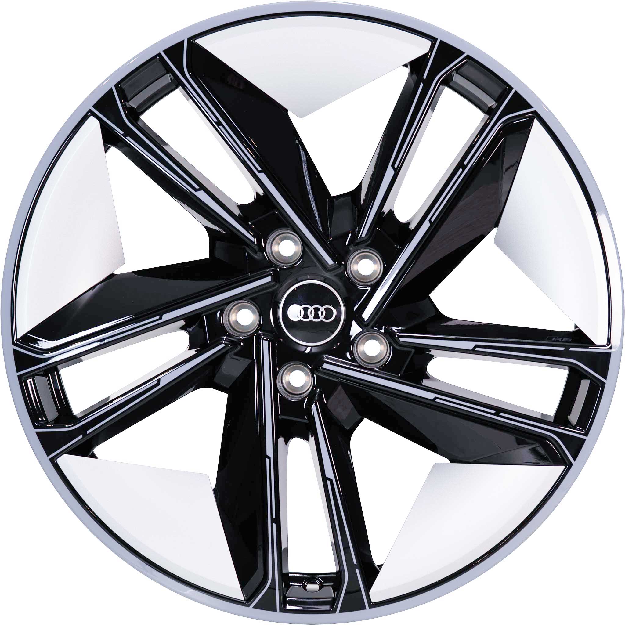 Audi RS 5 Double Spoke Concave Mod [e-tron 4J] Gloss Black Alloy Wheel Product Image #1