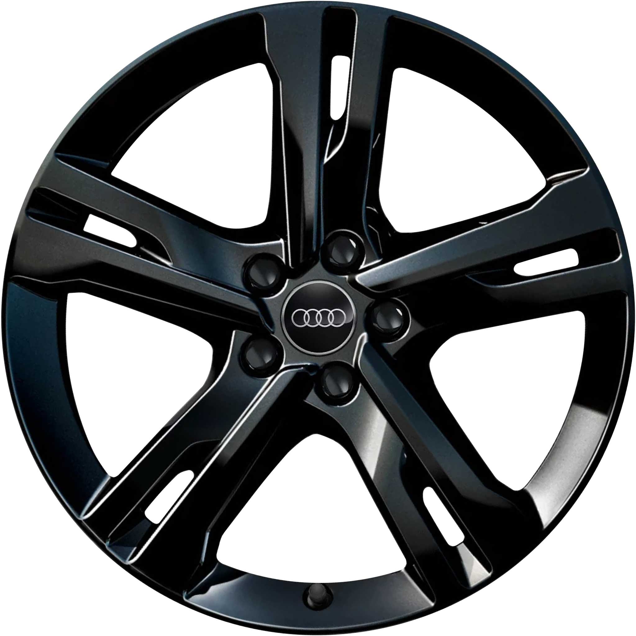 Audi 5 Arm Ramus [A6 4K] Gloss Black Alloy Wheel Product Image #1