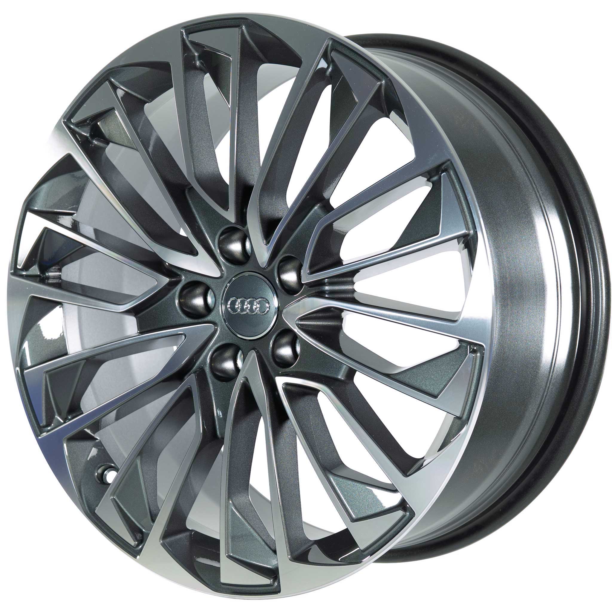 Audi Multi Spoke [A6 4K] Graphite Grey with Diamond Cut Alloy Wheel Product Image #2