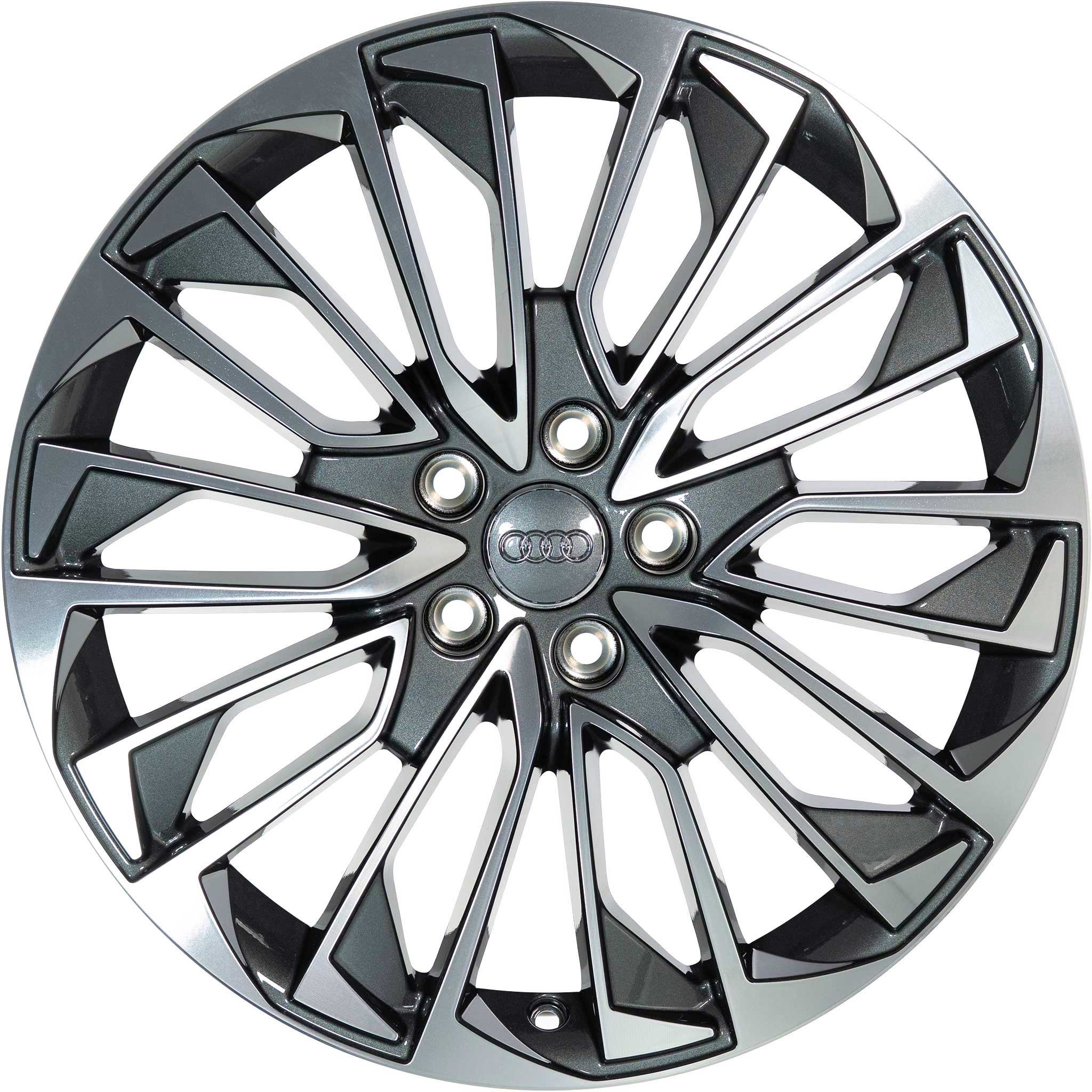 Audi Multi Spoke [A6 4K] Graphite Grey with Diamond Cut Alloy Wheel Product Image #1