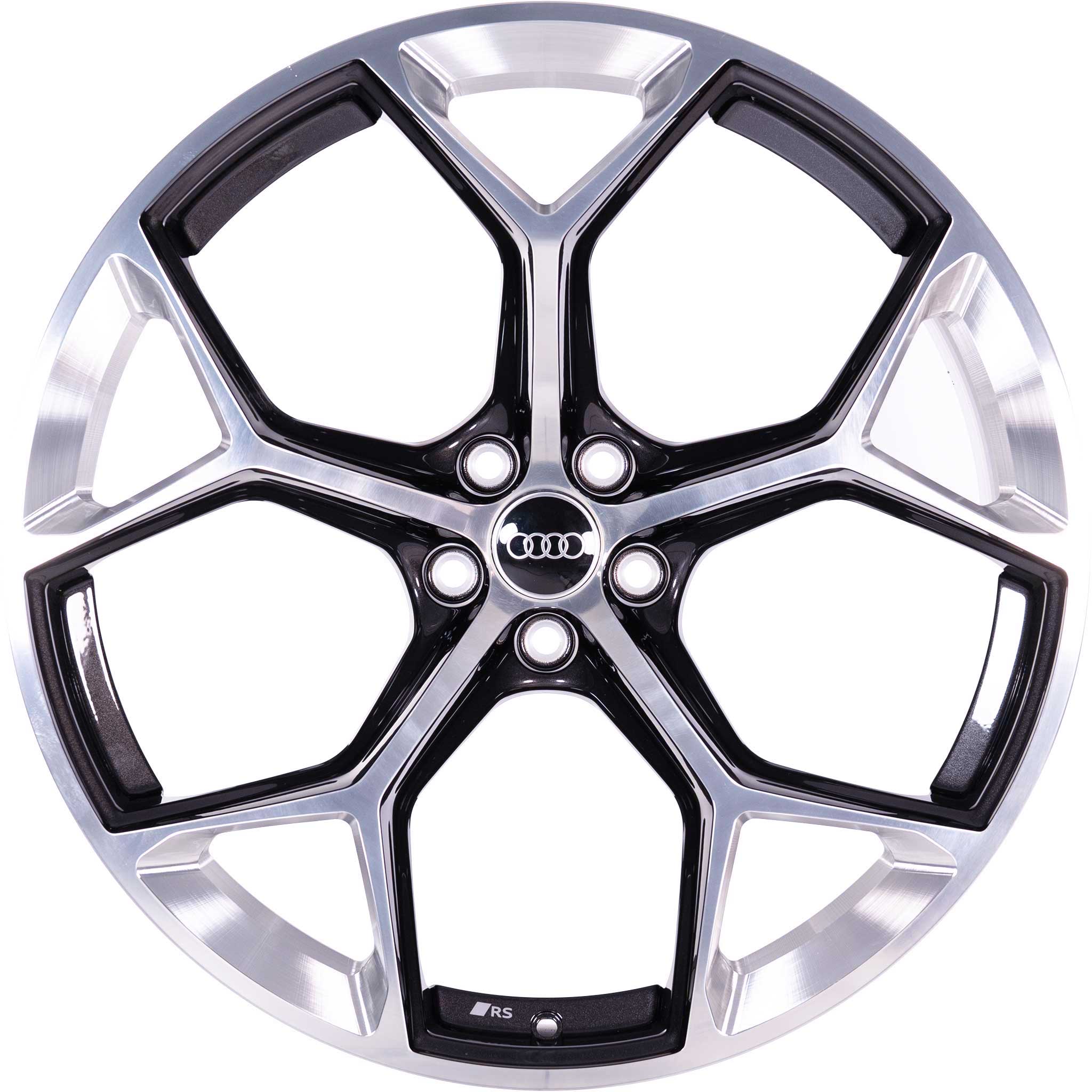 Audi 5 Y Spoke [A6 4K] Phantom Black with Diamond Cut Alloy Wheel Product Image #1