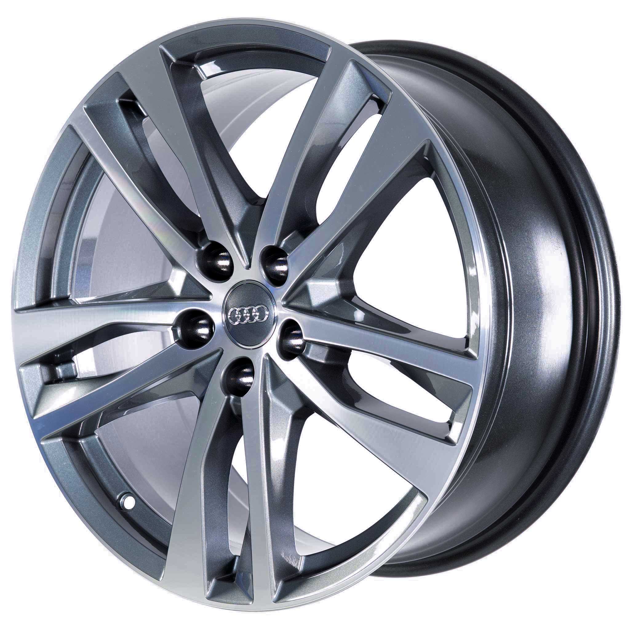 Audi 5 Double Spoke [A6 4K] Graphite Grey with Diamond Cut Alloy Wheel Product Image #2