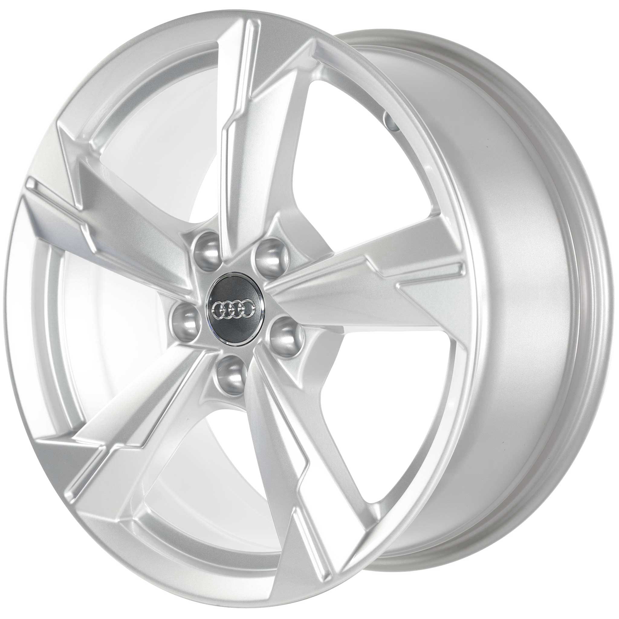 Audi 5 Arm Design [A6 4K] Diamond Silver Alloy Wheel Product Image #2