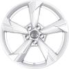 Audi 5 Arm Design [A6 4K] Diamond Silver Wheel Img 1