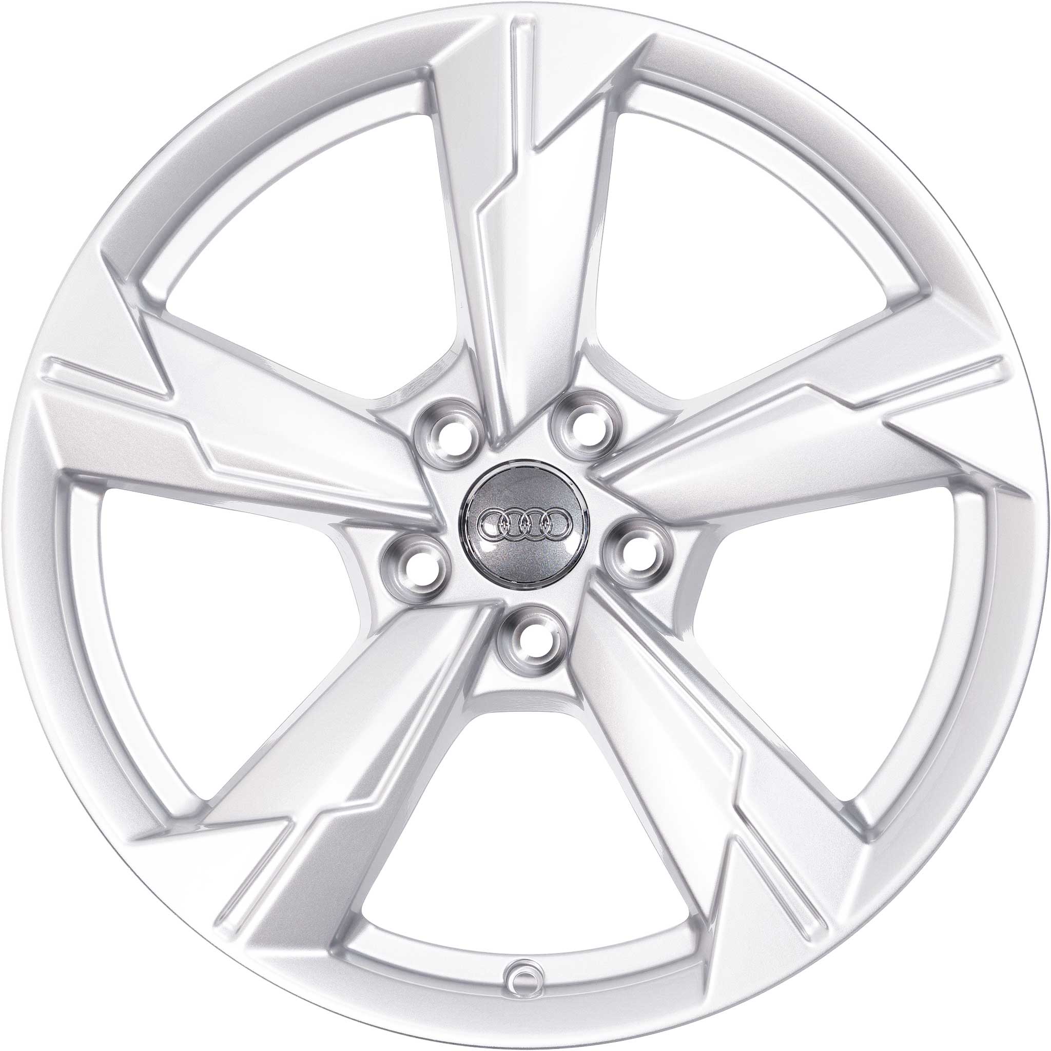 Audi 5 Arm Design [A6 4K] Diamond Silver Alloy Wheel Product Image #1