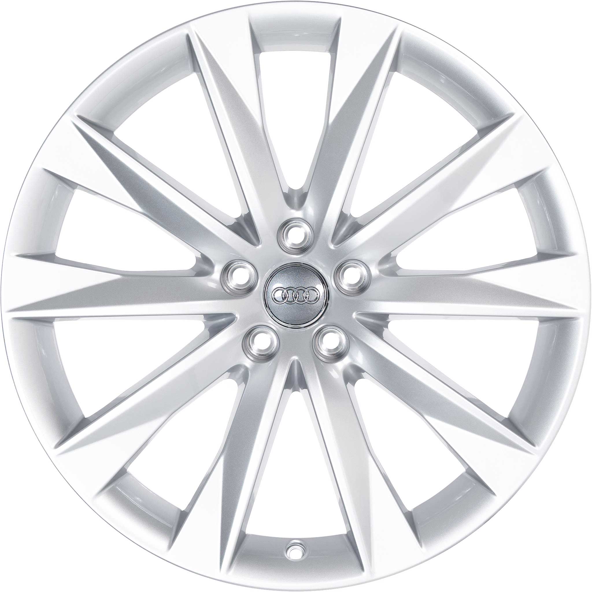 Audi 5 V Spoke Astrum [A6 4K9] Diamond Silver Alloy Wheel Product Image #1