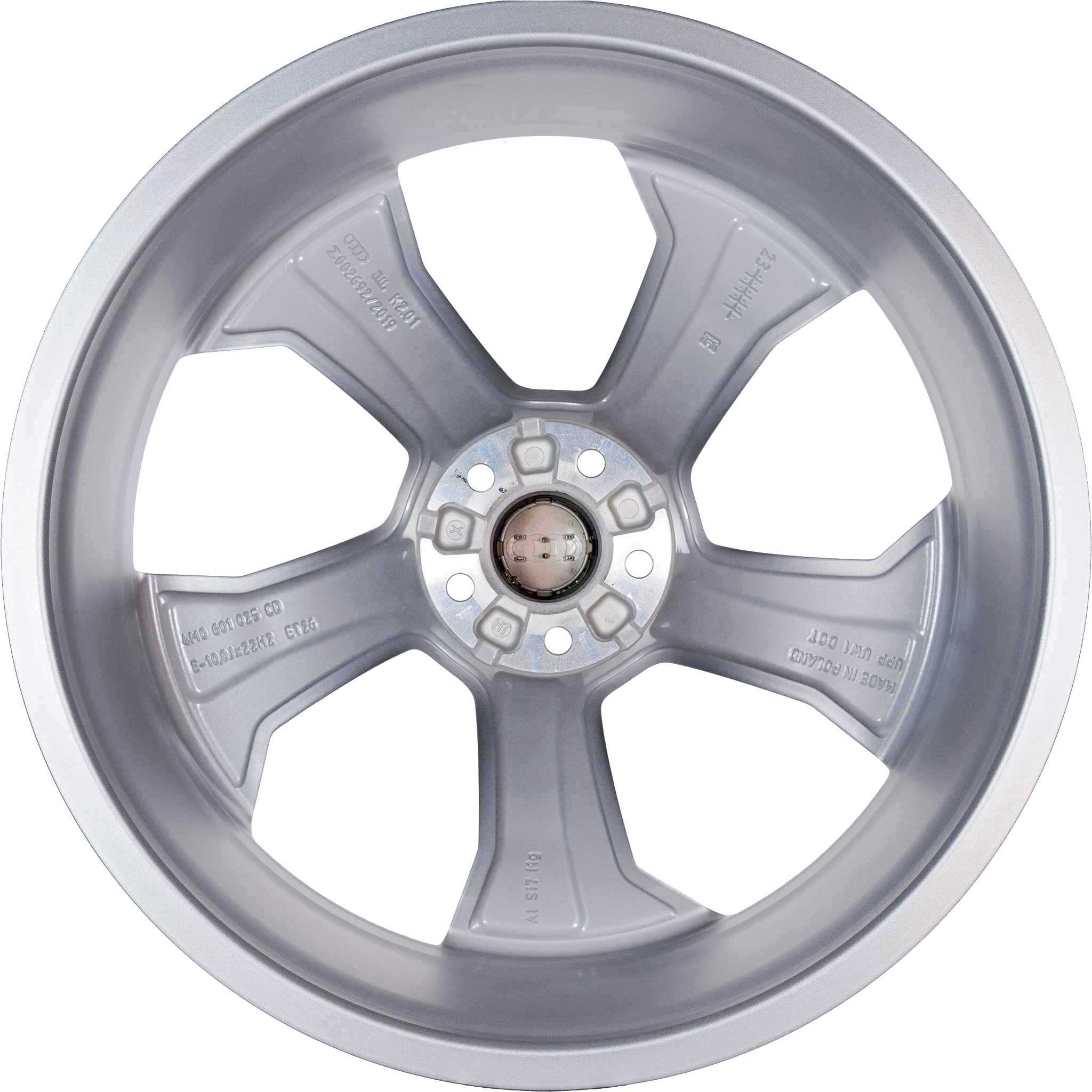 Audi Sport 5 Arm Edge [Q7 4M] Platinum Matt Grey Alloy Wheel Product Image #3