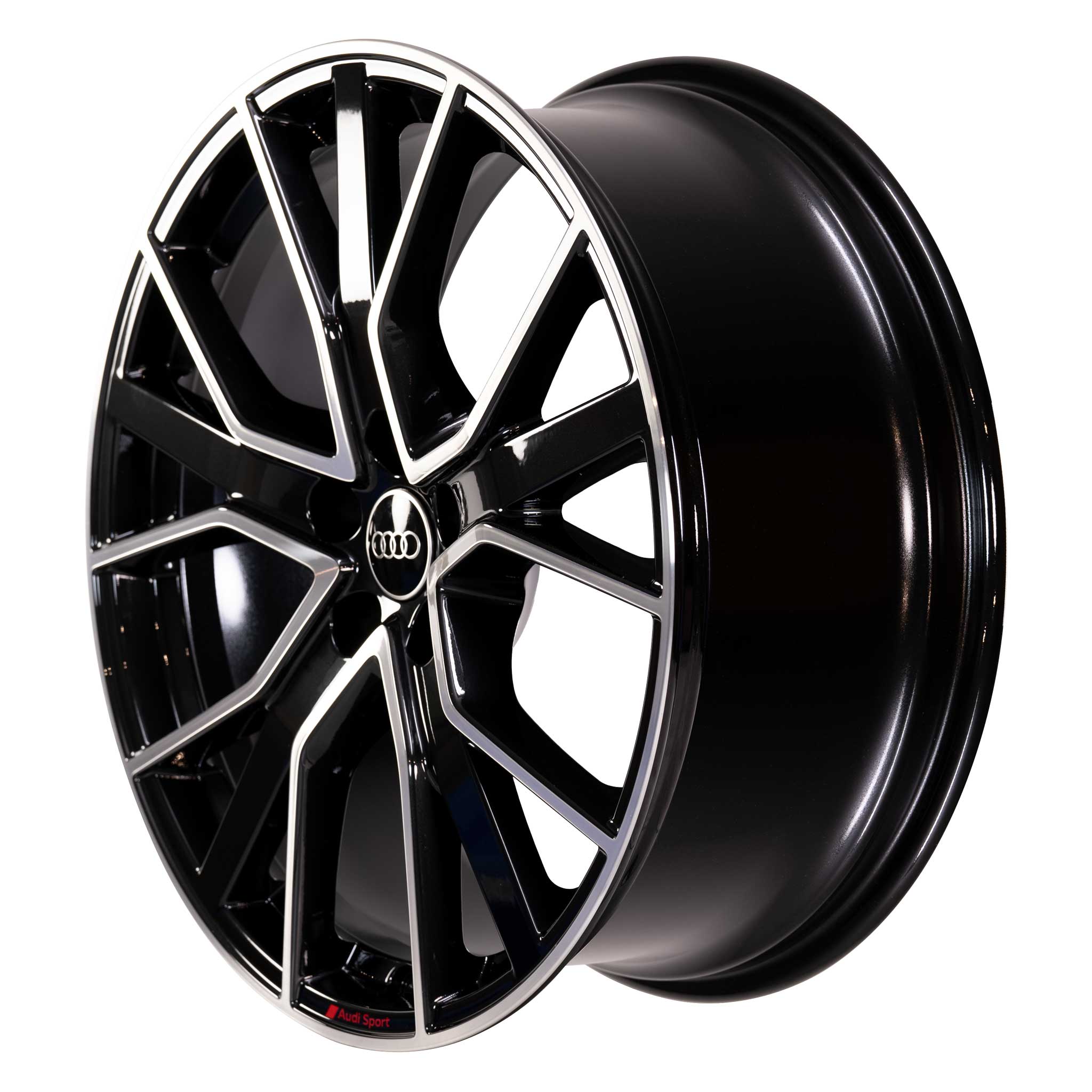 Audi Sport 5 V Spoke Star [Q5 80A] Anthracite Black with Diamond Cut Alloy Wheel Product Image #2