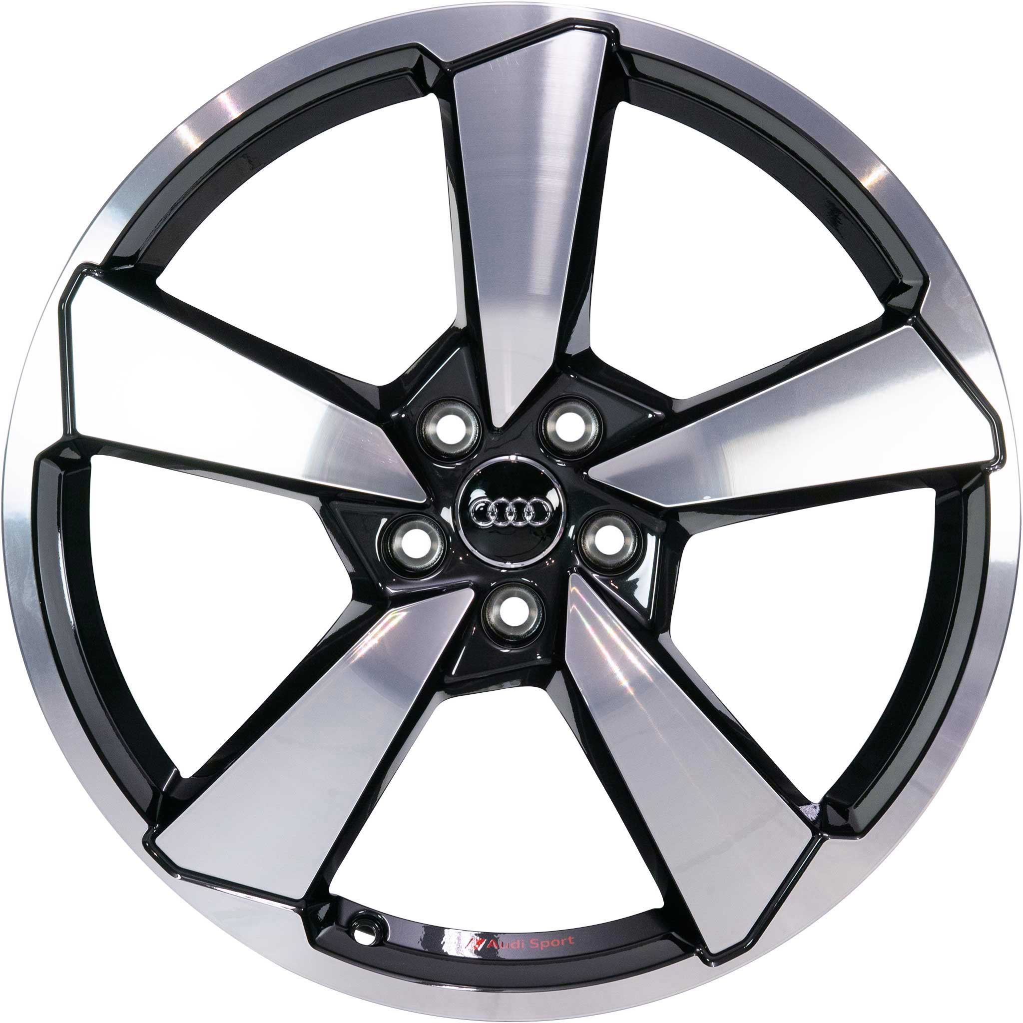 Audi Sport 5 Arm Cutter [Q5 80A] Anthracite Black with Diamond Cut Alloy Wheel Product Image #1