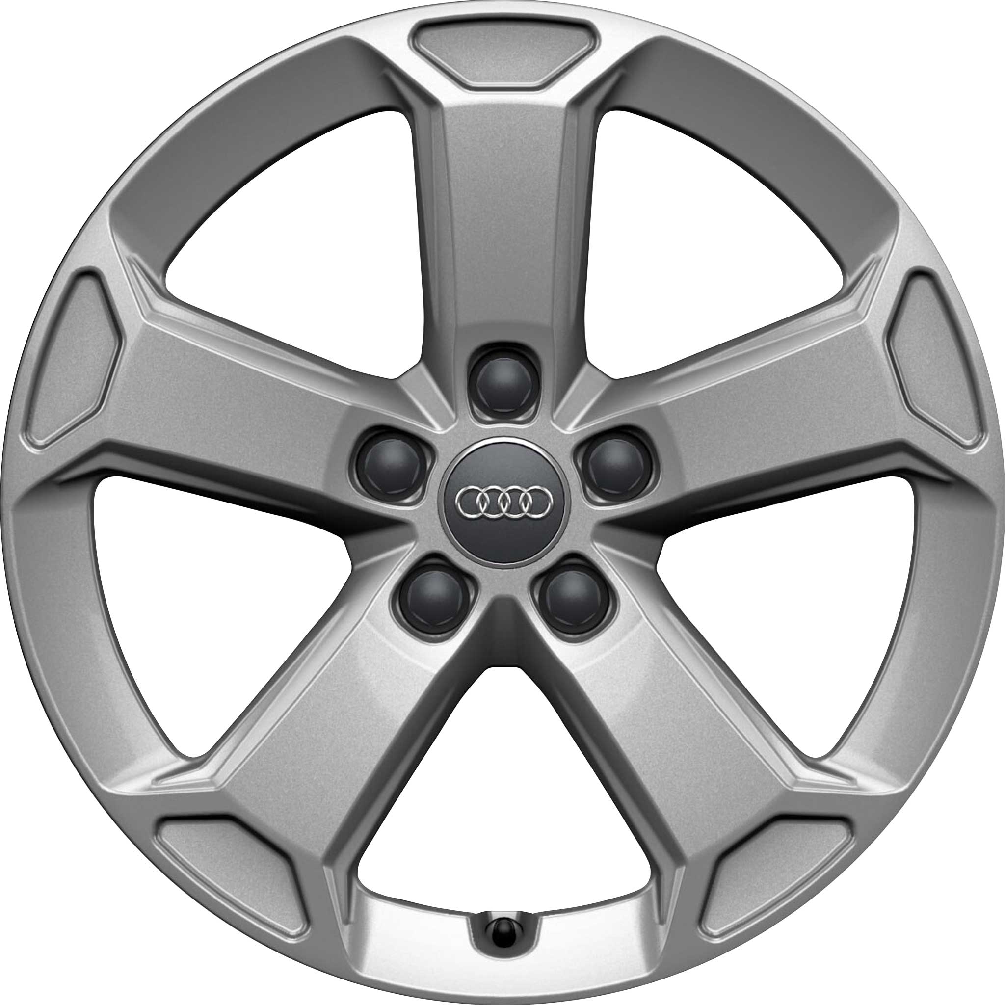 Audi 5 Arm Latus [Q2 81A] Diamond Silver Alloy Wheel Product Image #1
