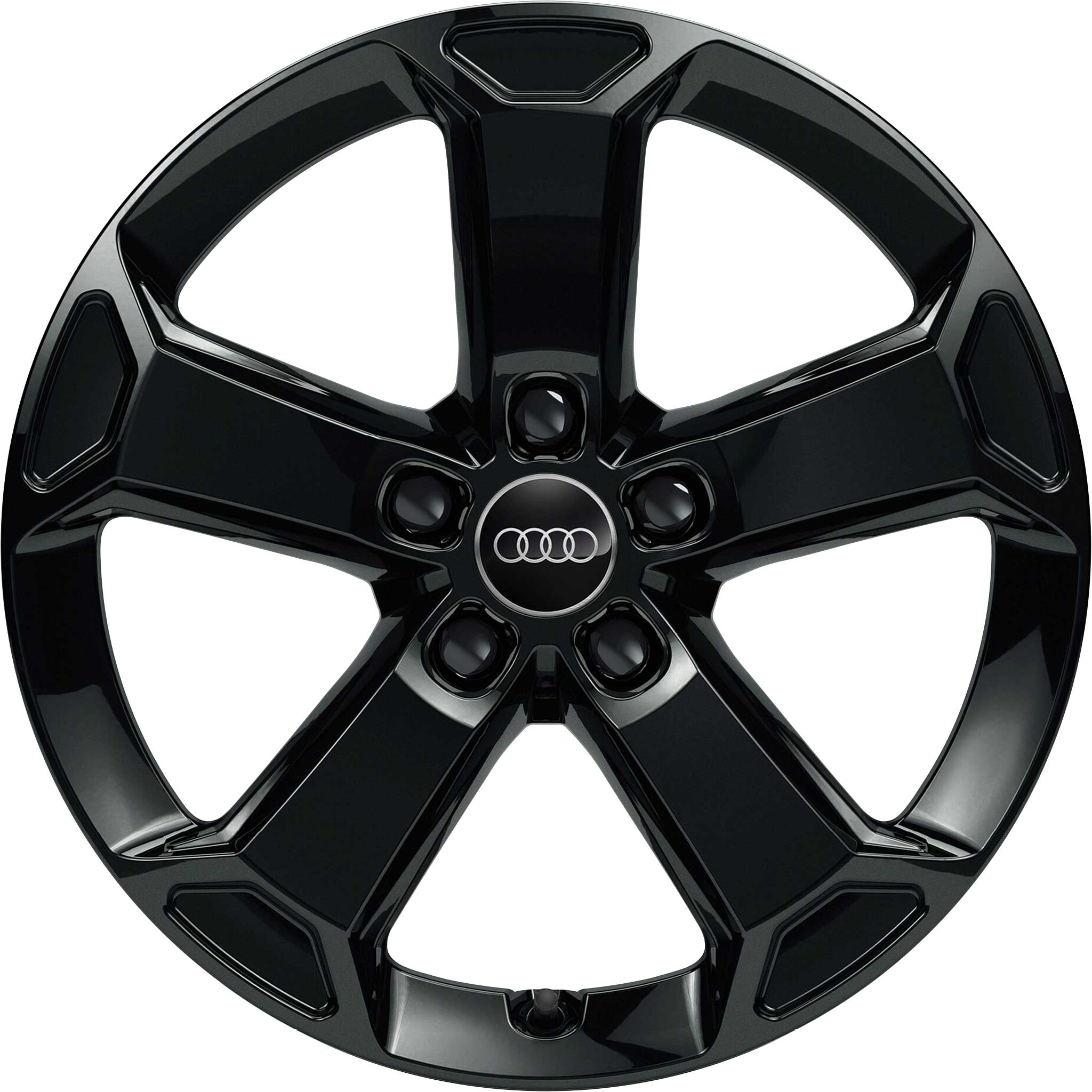 Audi 5 Arm Latus [Q2 81A] Gloss Black Alloy Wheel Product Image #1