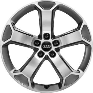 18" Audi 5 Arm Latus [Q2 81A] Titanium Grey alloy wheel