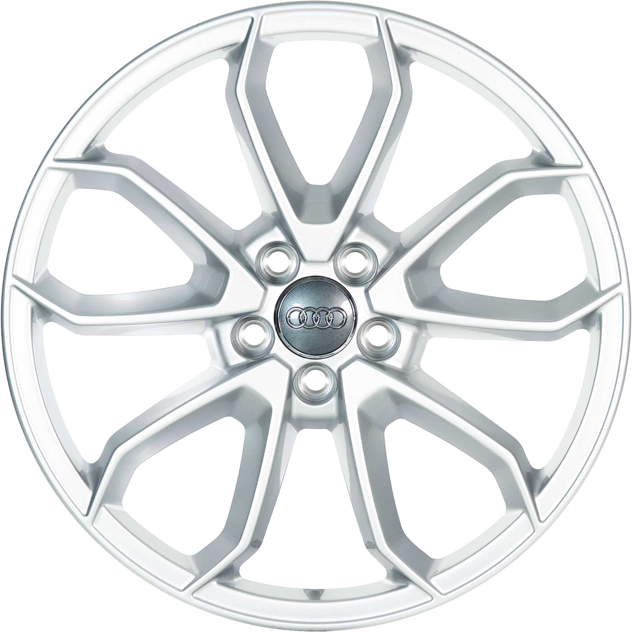 Audi 5 Spoke [A1 82A] Diamond Silver Alloy Wheel Product Image #1