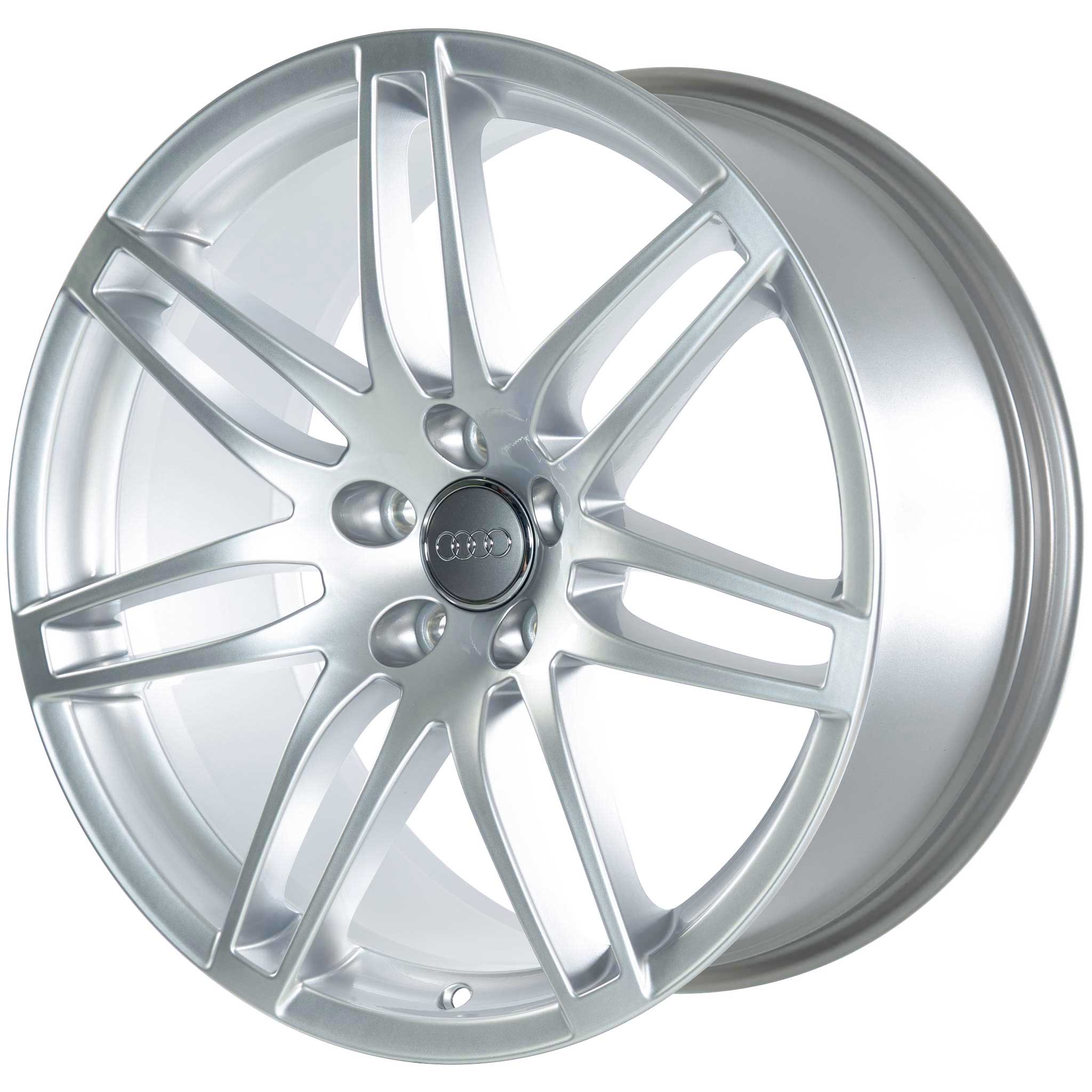 Audi 7 Double Spoke [A4 8E] Silver Alloy Wheel Product Image #2