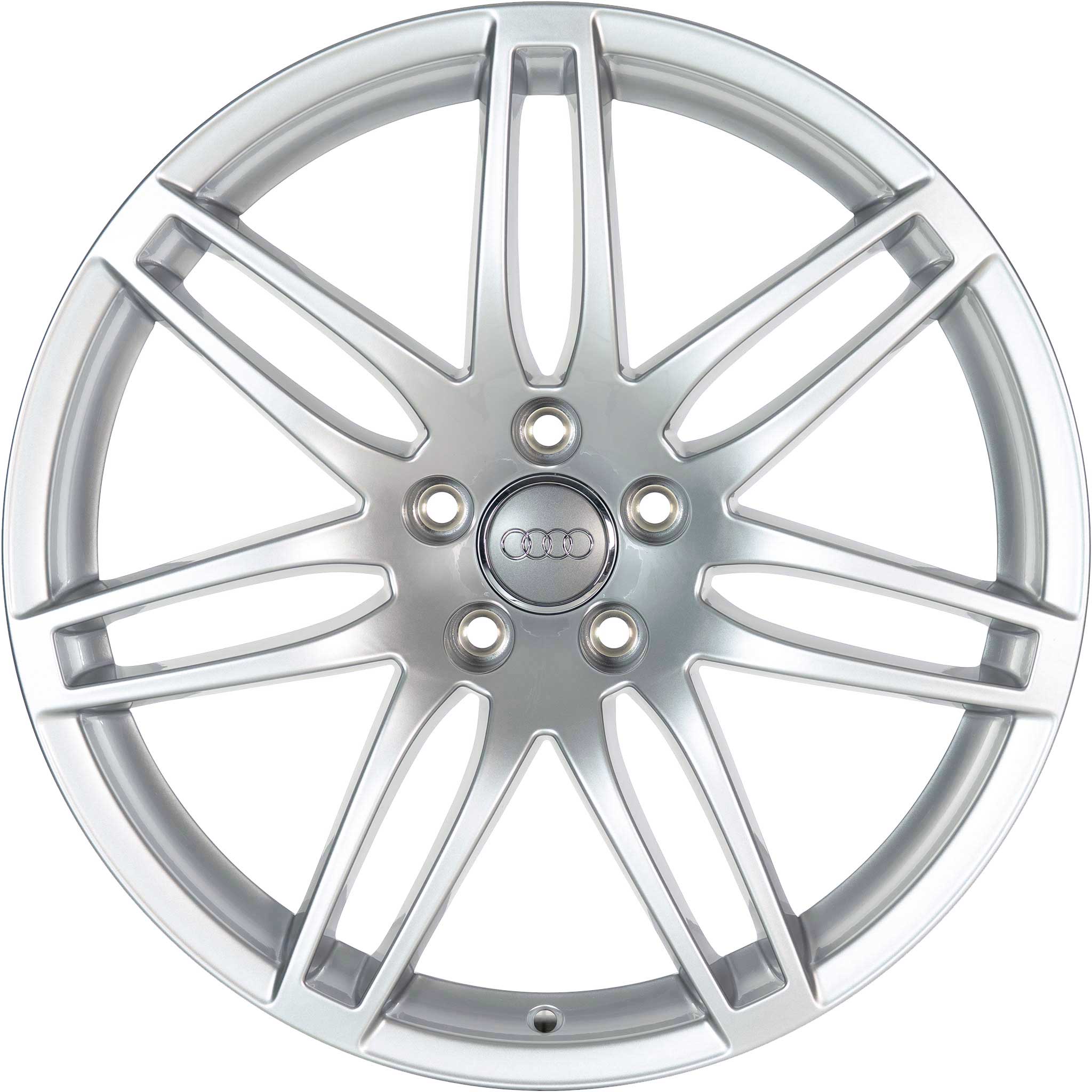 Audi 7 Double Spoke [A4 8E] Silver Alloy Wheel Product Image #1