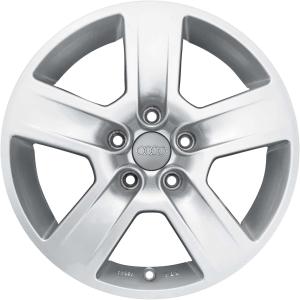 Audi 5 Spoke [A4 8E] Brilliant Silver Alloy Wheel for Audi A4 & S4 B7 (8H) - Sizes 16in
