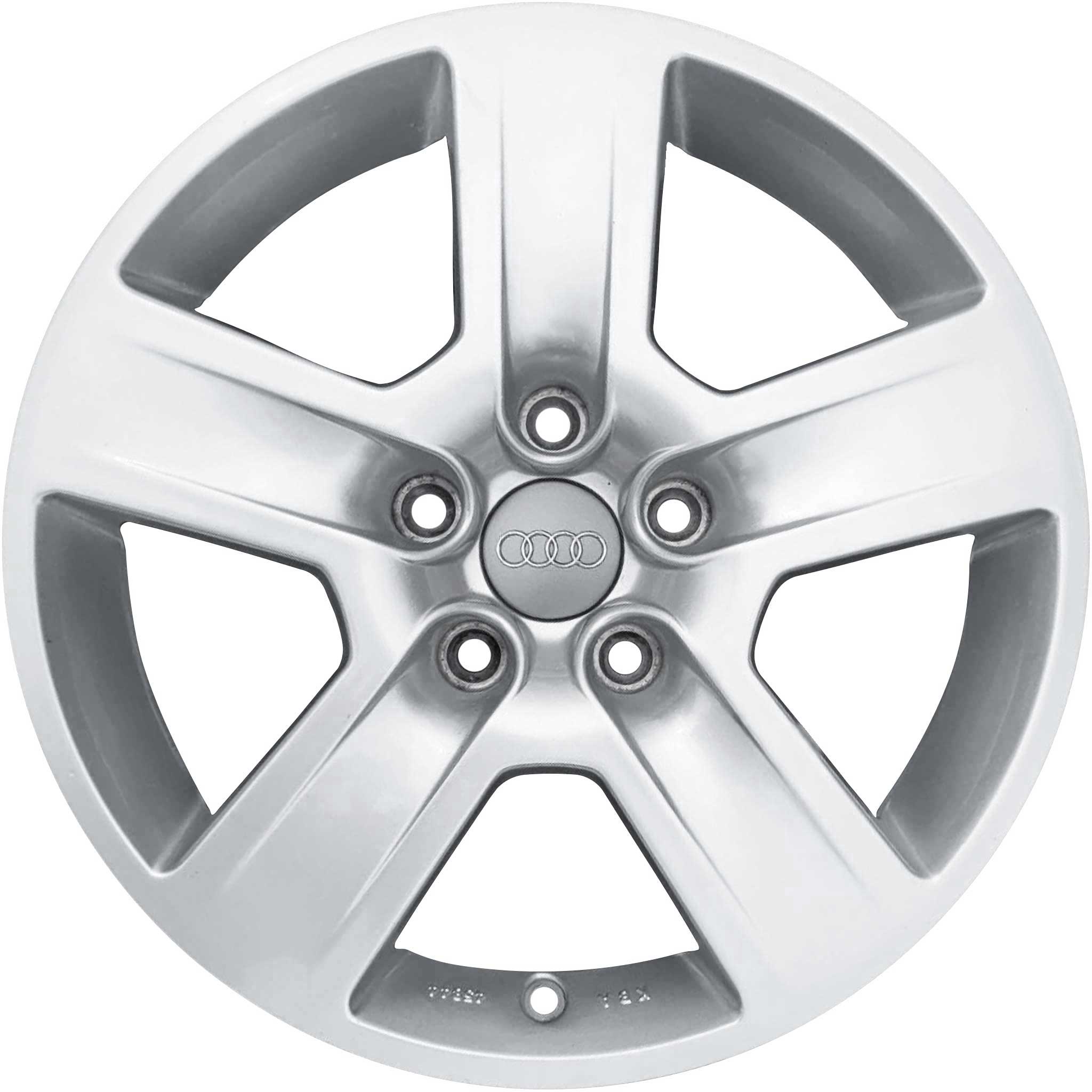 Audi 5 Spoke [A4 8E] Brilliant Silver Alloy Wheel Product Image #1