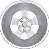 Audi 5 Spoke [A4 8E] Brilliant Silver Wheel Img 2