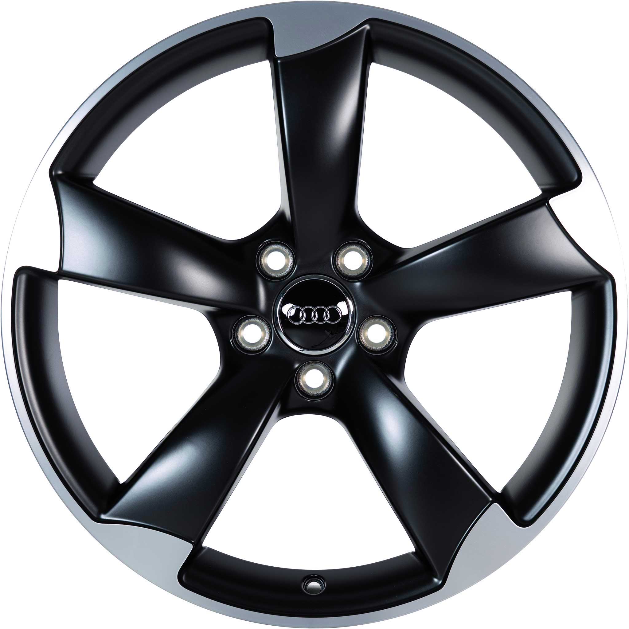 Audi 5 Rotor Spoke [TT 8J] Gloss Black Alloy Wheel Product Image #1