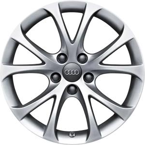 Audi 5 V Spoke [A4 8K] Diamond Silver Alloy Wheel for Audi A4 & S4 B8 (8K) - Sizes 17in