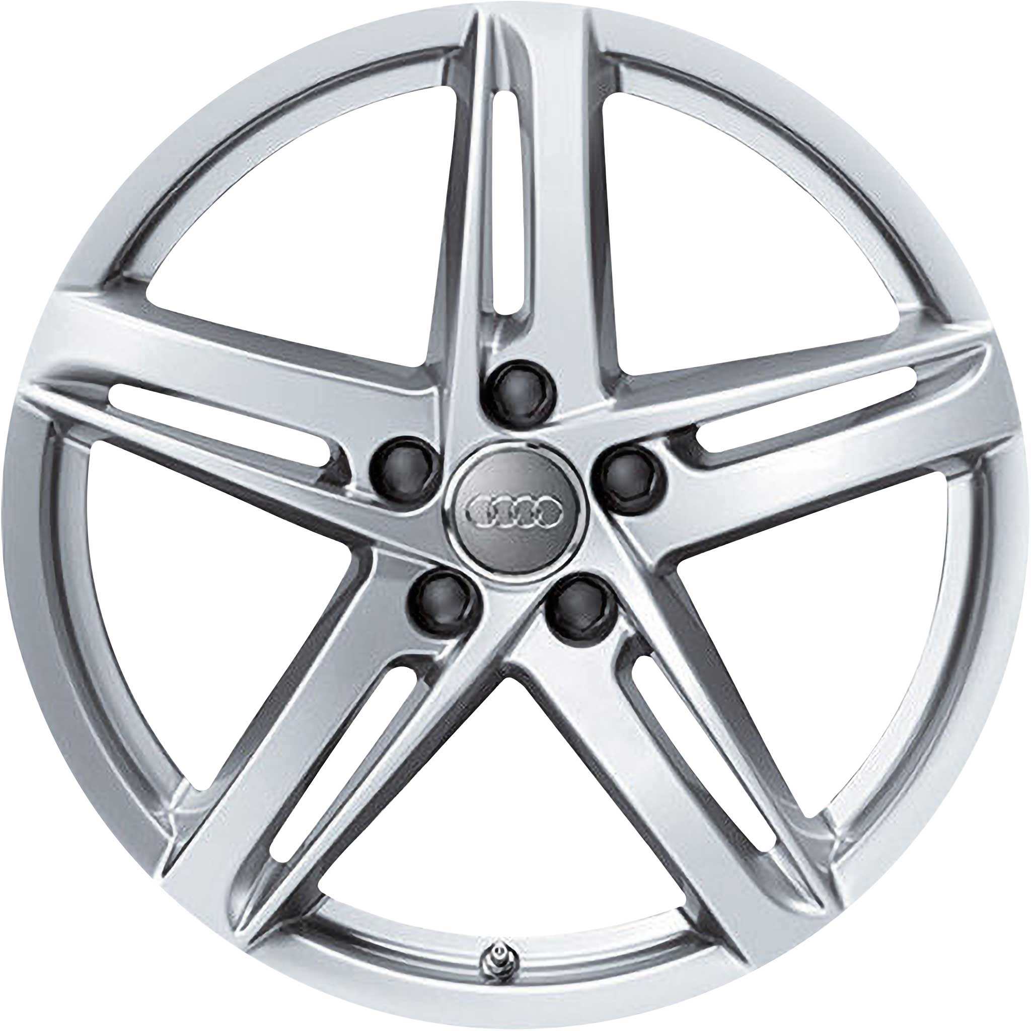 Audi Rotor Silver Grey Painted Alloy Wheel Product Image #1
