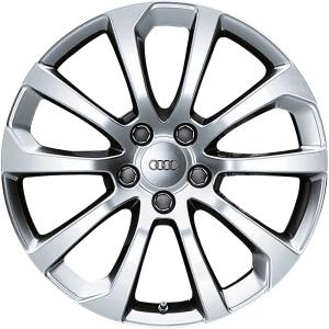 18" Audi 10 Spoke [A4 8K] Royal Silver alloy wheel