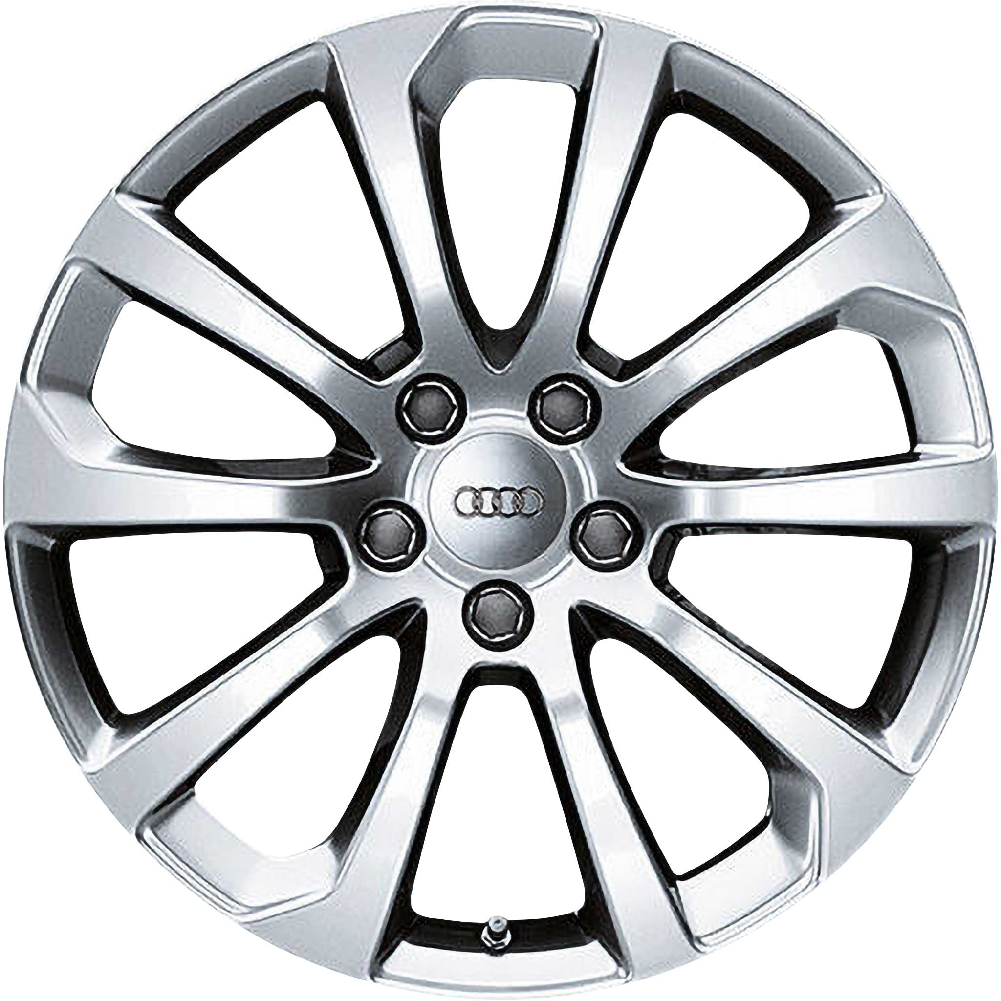 Audi 10 Spoke [A4 8K] Royal Silver Alloy Wheel Product Image #1