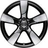 Audi 5 Arm Durable [A4 8K] Gloss Black Wheel Img 1