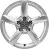 Audi 5 Spoke [A4 8K] Diamond Silver Wheel Img 1